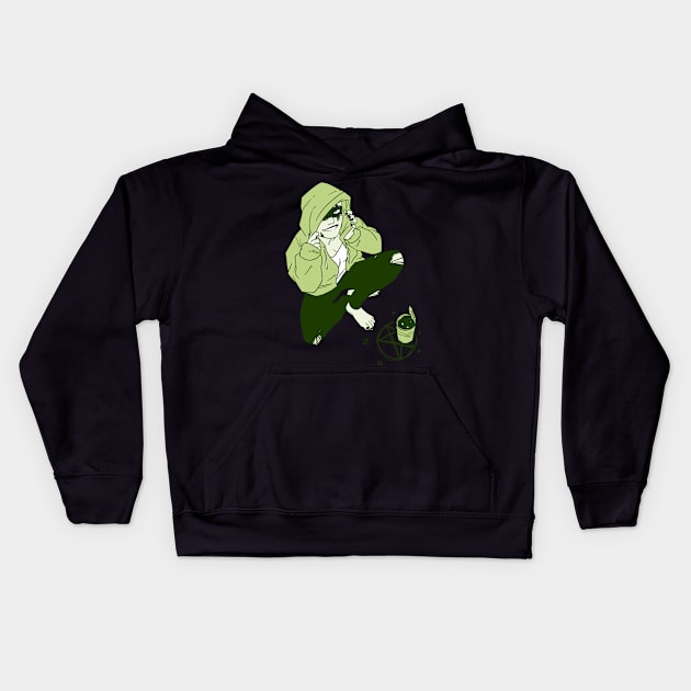 Street Witch Kids Hoodie by FindChaos